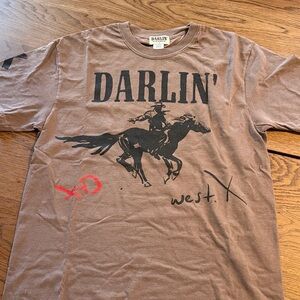 Darlin Brown Graphic Tee